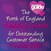 North of England Wedding Awards Finalist 2012